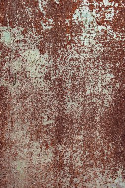 Paslı metal arka plan dokusu ile soyulması boya.