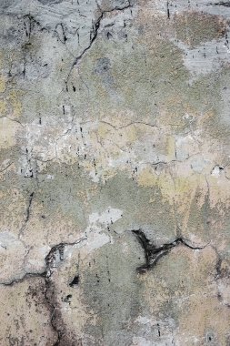 Duvar beton arka plan doku çatlaklar.