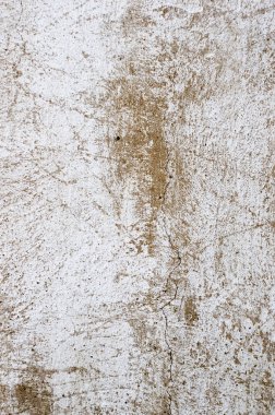 Klasik duvar arka plan tasarımı için. Doku kahverengi ve beyaz renklerle soyut. Çatlak ve eski yüzeyinde çizik.