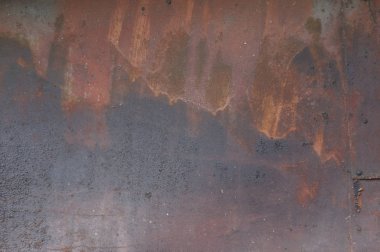 Eski paslı metal yüzey arka plan doku tasarımı için.