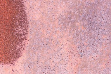 Grunge metal doku arka plan. Eski boyalı paslı yüzeye.