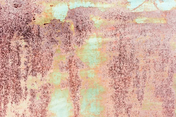 Grunge metal doku arka plan. Eski boyalı paslı yüzeye.