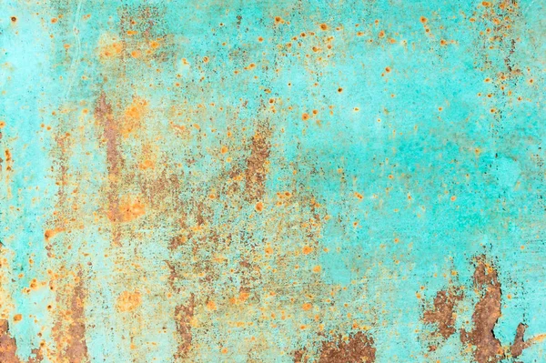 Grunge Kovové Textury Pozadí Starý Malovaný Rezavý Povrch — Stock fotografie