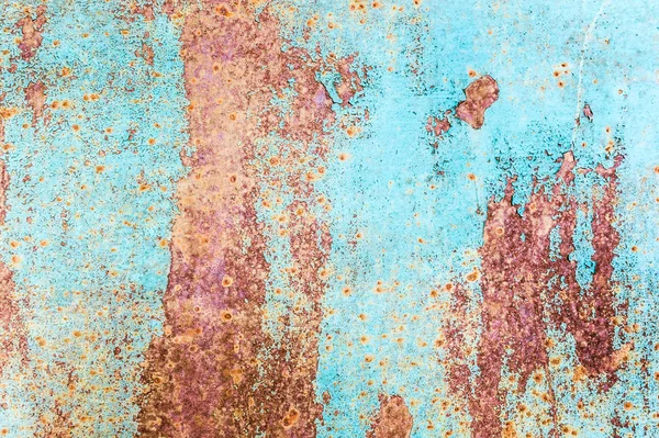 Металлический Фактурный Фон Старая Окрашенная Ржавая Поверхность — стоковое фото