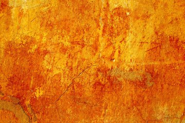 Eski beton duvar çatlaklar. Tasarım için renkli arka plan.