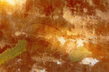 Eski beton duvar çatlaklar. Tasarım için renkli arka plan.