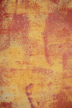 Çizikler ve çatlaklar ile eski metal duvar doku arka plan