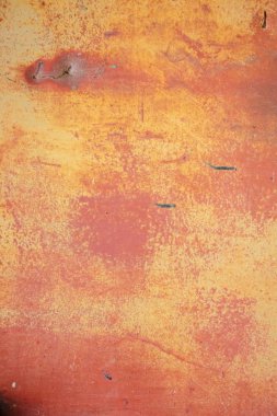 Çizikler ve çatlaklar ile eski metal duvar doku arka plan