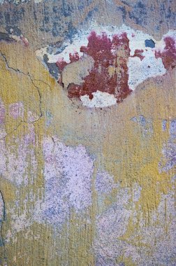 Çatlak ve eski duvar arkaplanı boyası soyulmuş. Klasik grunge dokusu