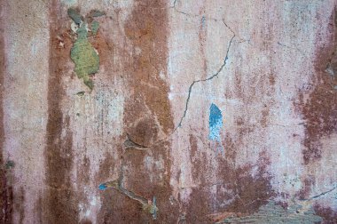 Çatlak ve eski duvar arkaplanı boyası soyulmuş. Klasik grunge dokusu