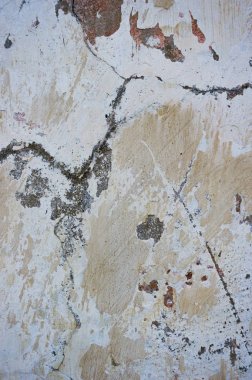 Çatlak ve eski duvar arkaplanı boyası soyulmuş. Klasik grunge dokusu