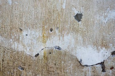 Çatlak ve eski duvar arkaplanı boyası soyulmuş. Klasik grunge dokusu