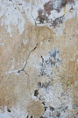 Çatlak ve eski duvar arkaplanı boyası soyulmuş. Klasik grunge dokusu