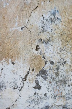 Çatlak ve eski duvar arkaplanı boyası soyulmuş. Klasik grunge dokusu