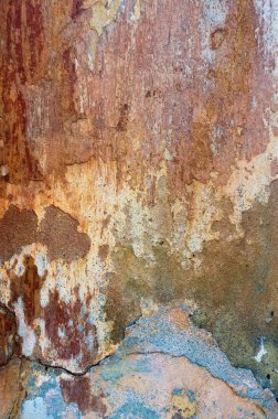 Çatlak ve eski duvar arkaplanı boyası soyulmuş. Klasik grunge dokusu