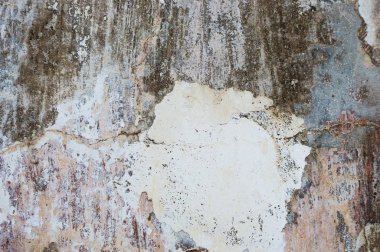 Çatlak ve eski duvar arkaplanı boyası soyulmuş. Klasik grunge dokusu