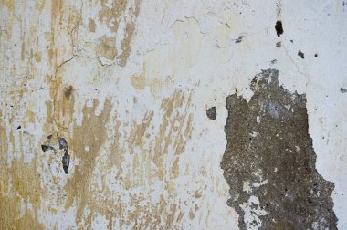Çatlak ve eski duvar arkaplanı boyası soyulmuş. Klasik grunge dokusu