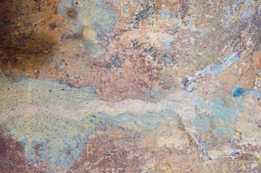Çatlak ve eski duvar arkaplanı boyası soyulmuş. Klasik grunge dokusu