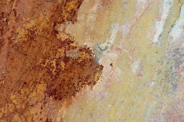 Çatlak ve eski duvar arkaplanı boyası soyulmuş. Klasik grunge dokusu