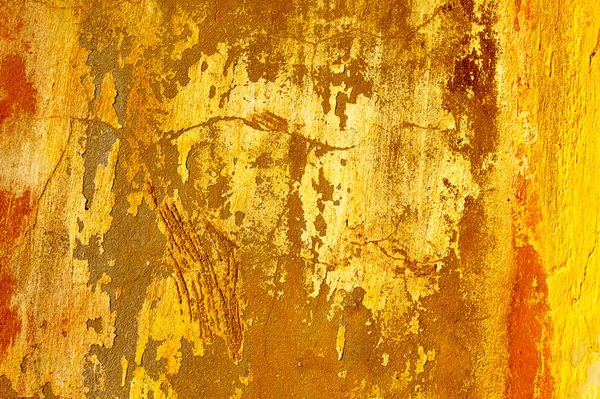 Παλιά Τσιμεντένιο Τοίχο Ρωγμές Έγχρωμο Φόντο Για Σχεδιασμό — Φωτογραφία Αρχείου