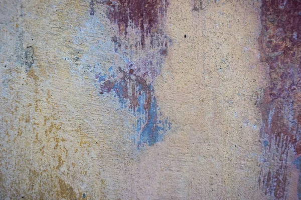 Cracked Peeling Paint Old Wall Background Classic Grunge Texture — Stock Photo, Image