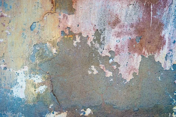 Pintura Agrietada Pelada Fondo Pared Viejo Textura Grunge Clásica — Foto de Stock