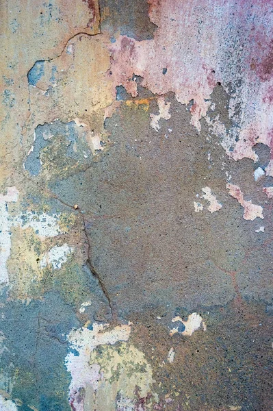 古い壁の背景に塗料をクラックし 古典的なグランジの質感 — ストック写真