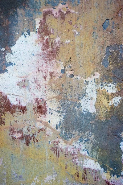 Peinture Fissurée Épluchante Vieux Fond Mur Texture Grunge Classique — Photo