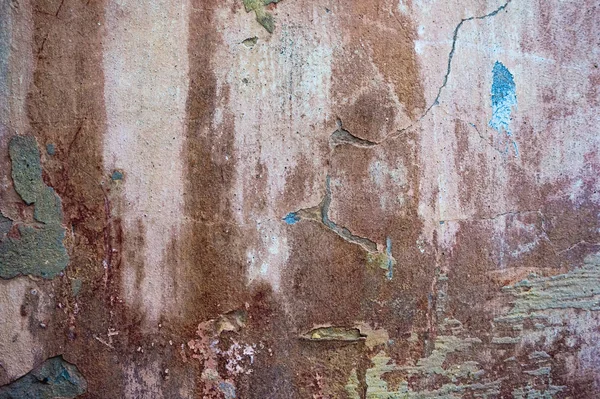 Pintura Agrietada Pelada Fondo Pared Viejo Textura Grunge Clásica —  Fotos de Stock