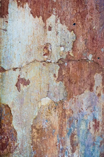 Ραγισμένο Και Ξεφλούδισμα Χρώμα Παλιό Τοίχο Φόντο Κλασική Υφή Grunge — Φωτογραφία Αρχείου