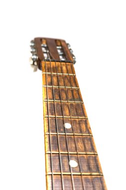 detay eski akustik gitar