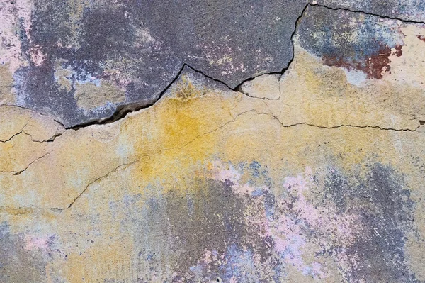 Çatlak ve eski duvar arkaplanı boyası soyulmuş. Klasik grunge dokusu