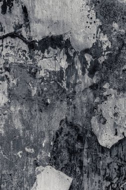 Çatlak ve eski duvar arkaplanı boyası soyulmuş. Tek renkli klasik grunge dokusu