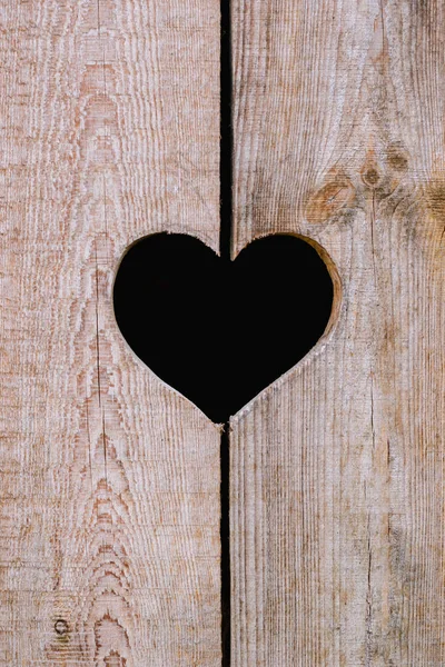 Kalp bir ahşap Pansiyon.