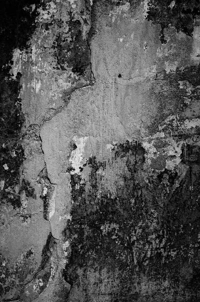 Трещины Чистки Краски Старого Фона Стены Монохромная Классическая Текстура Гранжа — стоковое фото