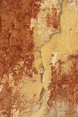 Kırık ve peeling boya eski duvar arka plan.