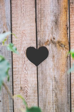 Kalp bir ahşap Pansiyon