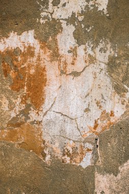 Kırık ve peeling boya eski duvar arka plan.