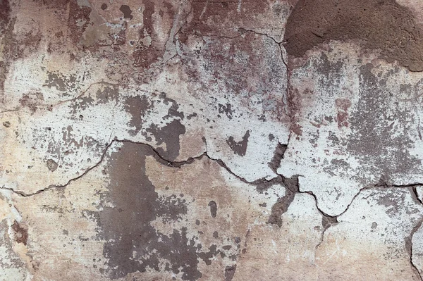 वेडसर आणि पिलिंग पेंट जुन्या भिंत पार्श्वभूमी . — स्टॉक फोटो, इमेज