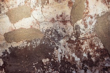 Kırık ve peeling boya eski duvar arka plan.