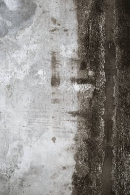 Çimento-kum harç ile sıva sonrası duvar arka planı