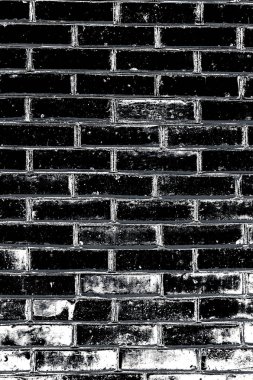 Monokrom eski tuğla duvar arka plan dokusu