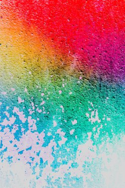 Gökkuşağı tarzında Grunge duvar renkli arka plan dokusu