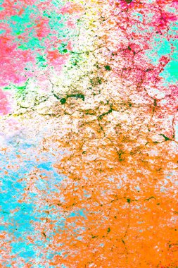 Gökkuşağı tarzında Grunge duvar renkli arka plan dokusu