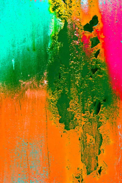 Arco-íris estilo grunge fundo parede textura — Fotografia de Stock