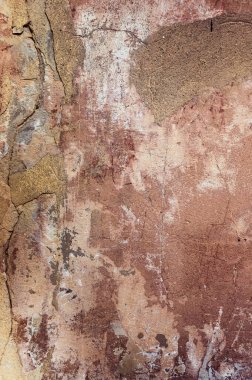 Çatlak ve eski duvar arkaplanı boyası soyulmuş. Klasik grunge dokusu