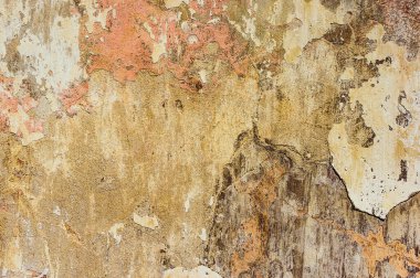 Çatlak ve eski duvar arkaplanı boyası soyulmuş. Klasik grunge dokusu