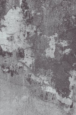 Çatlak ve eski duvar arkaplanı boyası soyulmuş. Tek renkli klasik grunge dokusu