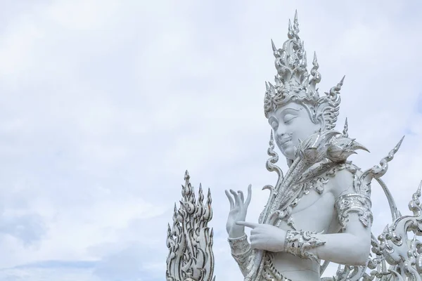 Chiangrai Tayland Eylül 2018 Wat Rong Khun Beyaz Tapınak Tayland — Stok fotoğraf