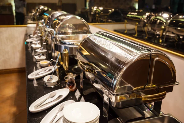 Hotel Restaurante Servicio Catering Buffet Banquete Para Bodas Seminarios Reuniones — Foto de Stock